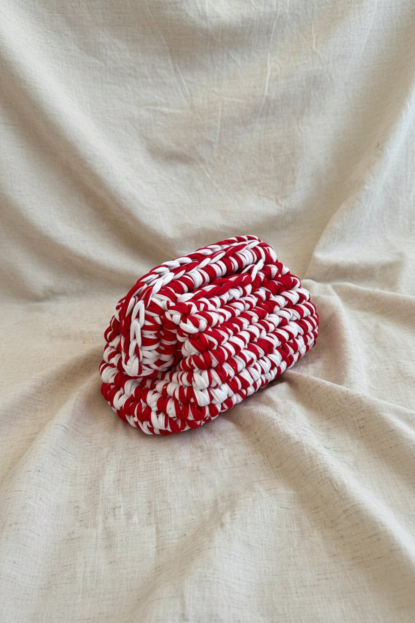 LIA CHERRY - Cherry Clutch Rossa & Panna 🍒✨